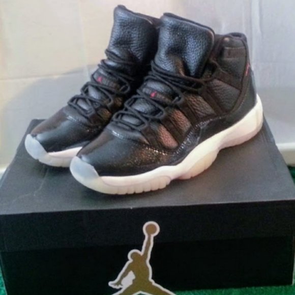 Jordan 11 Retro BG "72-10's" BLACK ANTHRACITE Athletic Shoes size 6Y NEW IN BOX! - Picture 1 of 9